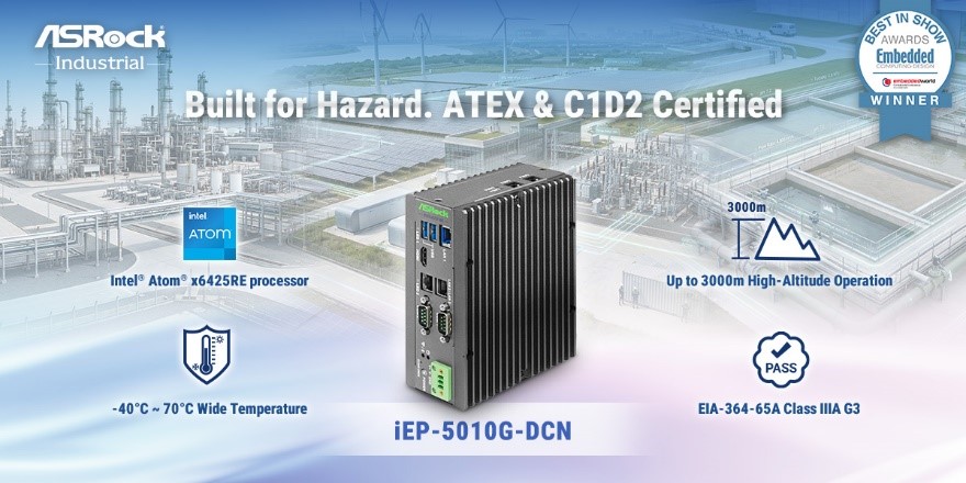 iEP-5010G-DCN: Certified Edge Control for Hazardous Environments