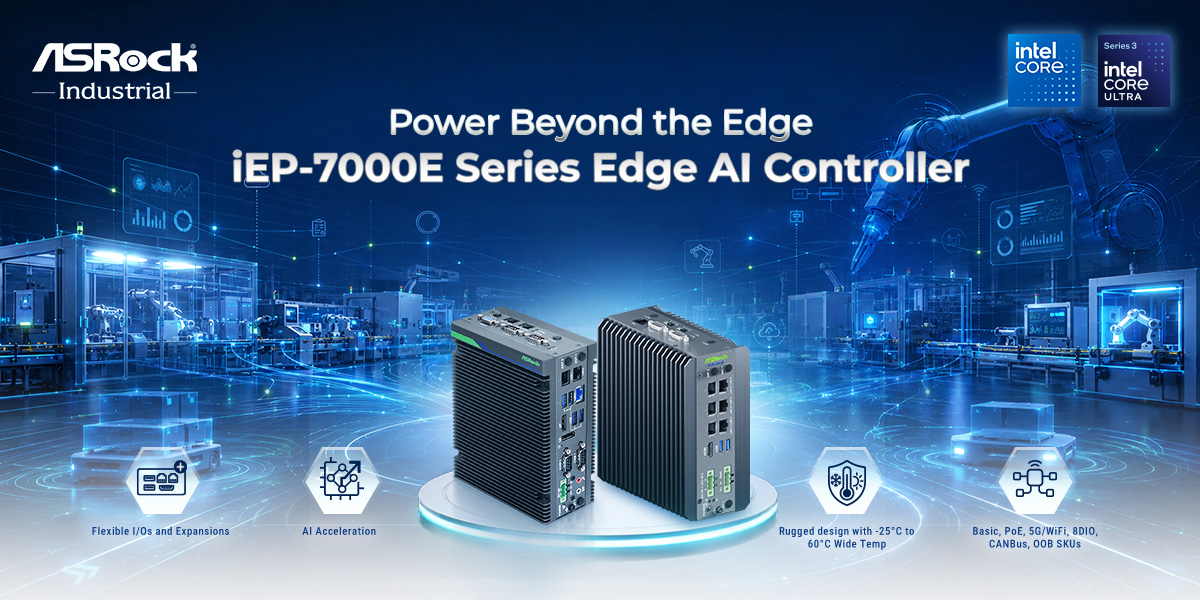 iEP-7000 Series: More Computing Power Where Industry Needs it