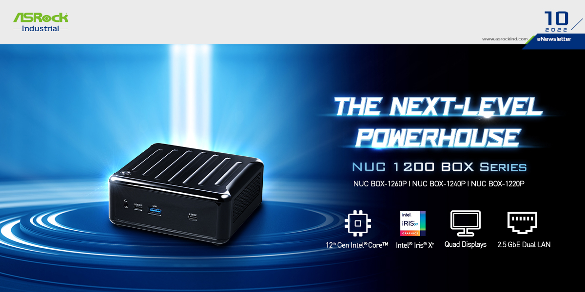 ASRock Industrial - ASRock Industrial's Award-winning NUC BOX 1200 Series