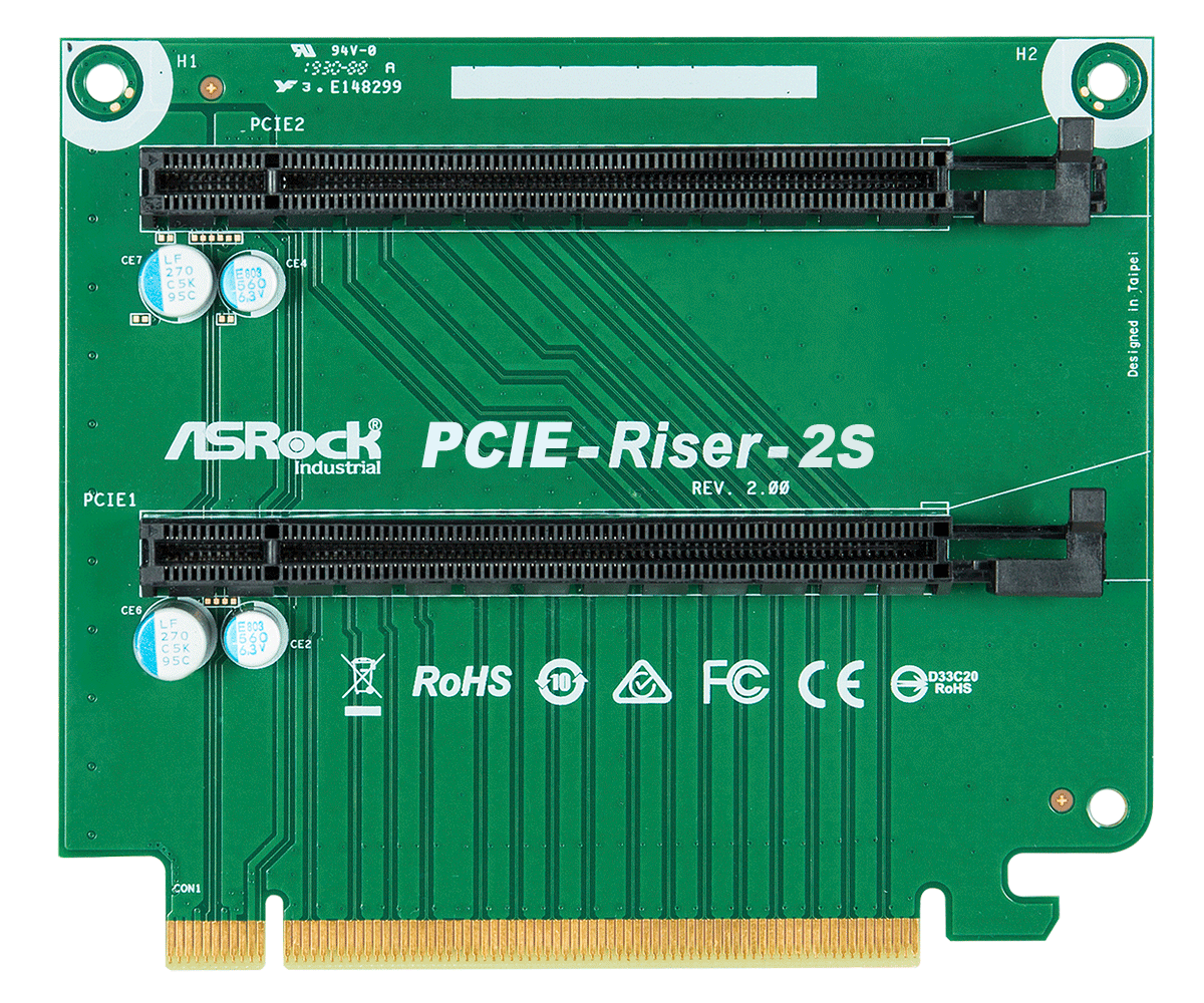 ASRock Industrial PCIE Riser 2S ASRock Industrial PCIE Riser 2S